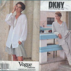 Vogue American Designer DKNY Sewing Pattern 2703 Sizes 6-8-10 Misses' Jacket, Sh